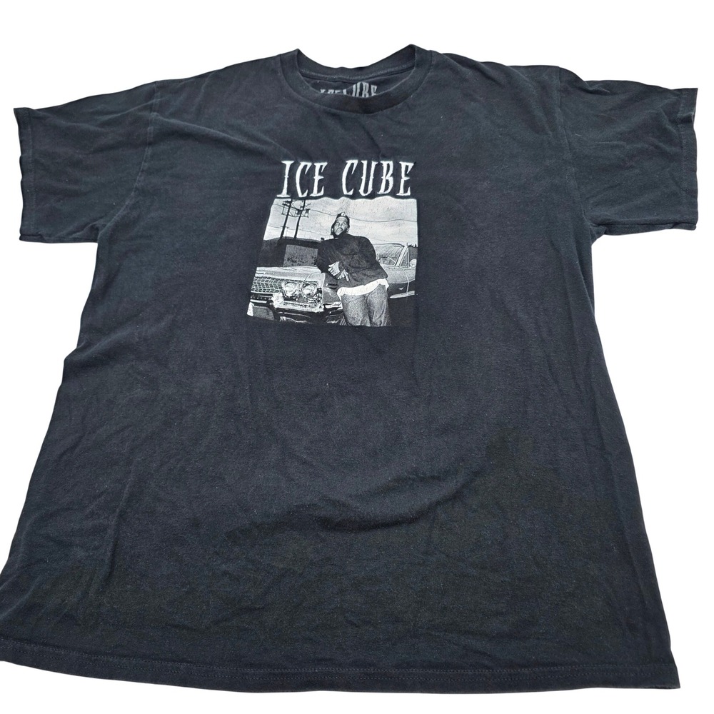 Ice Cube Graphic T-Shirt Mens M Black Today Was A Good Day Rap Tee Streetwear